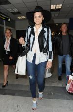 JESSIE J Arrives at Airport in Nice