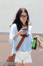 JORDANA BREWSTER in White Shorts Out in Los Angeles