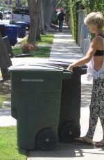 JULIANNE HOUGH Arrives to Her Home in Los Angeles