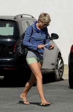 JULIANNE HOUGH in Shorts Leaves a Dance Studio in Los Angeles