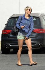 JULIANNE HOUGH in Shorts Leaves a Dance Studio in Los Angeles