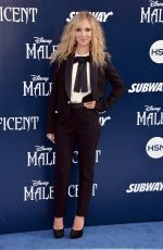 JUNO TEMPLE at Maleficent Premiere in Hollywood