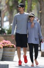 KALEY CUOCO and Ryan Sweeting Out for Lunch in Los Angels