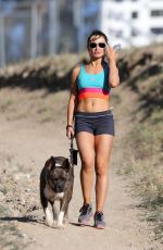 KARINA SMIRNOFF Out Hiking at a ark in Los Amgeles