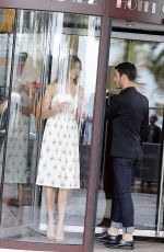 KARLIE KLOSS at a Photoshoot at Hotel Martinez in Cannes
