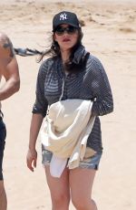 KAT DENNINGS in Shorts on the Beach in Maui