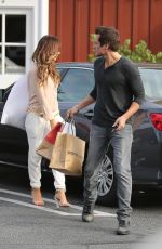 KATE BECKINSALE and Len Wiseman Out Shopping in Brentwood