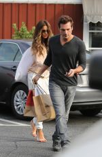 KATE BECKINSALE and Len Wiseman Out Shopping in Brentwood