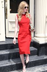 KATE BOSWORTH in Red Dress Out and About in New York