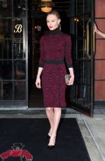 KATE BOSWORTH Leaves Her Hotel in New York