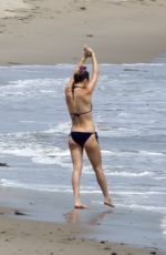 KATE HUDSON in Bikini at a Beach in Malibu