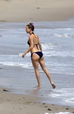 KATE HUDSON in Bikini at a Beach in Malibu