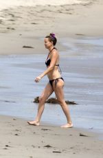 KATE HUDSON in Bikini at a Beach in Malibu