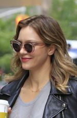 KATHERINE MCHEE Leaves the Four Seasons Hotel in New York