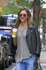 KATHERINE MCHEE Leaves the Four Seasons Hotel in New York