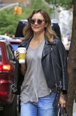 KATHERINE MCHEE Leaves the Four Seasons Hotel in New York