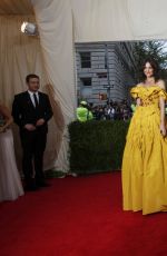 KATIE HOLMES at MET Gala 2014 in New York