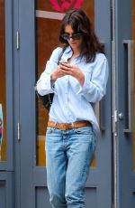 KATIE HOLMES in Jeans Out in New York 0405