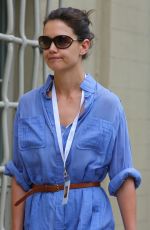 KATIE HOLMES Out and About in New York 2705