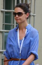 KATIE HOLMES Out and About in New York 2705