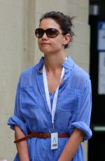 KATIE HOLMES Out and About in New York 2705