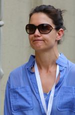 KATIE HOLMES Out and About in New York 2705