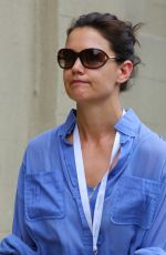 KATIE HOLMES Out and About in New York 2705