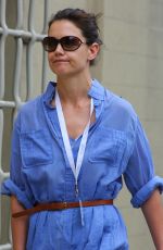 KATIE HOLMES Out and About in New York 2705