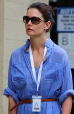 KATIE HOLMES Out and About in New York 2705