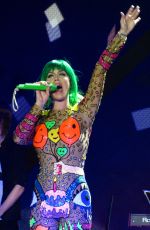 KATY PERRY Performs at Prismatic World Tour in Belfast