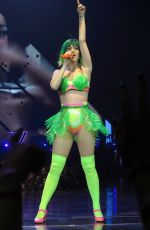 KATY PERRY Performs on Prismatic Tour at O2 Arena in London