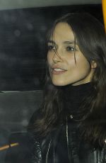 KEIRA KNIGHTLEY at Chiltern Firehouse in Lodon