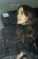 KEIRA KNIGHTLEY at Chiltern Firehouse in Lodon