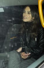 KEIRA KNIGHTLEY at Chiltern Firehouse in Lodon
