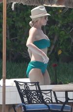 KELLIE PICKLER in Bikini at a Pool in Cabo San Lucas
