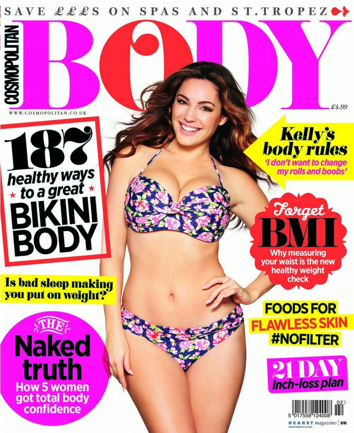 KELLY BROOK in Cosmopolitan Body Magazine, May 2014 Issue. 