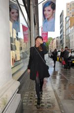 KELLY BROOK Shopping at Selfridges in London