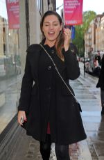 KELLY BROOK Shopping at Selfridges in London