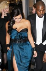 KIM KARDASHIAM Heading to the MET Gala 2014 in New York