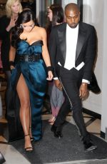 KIM KARDASHIAM Heading to the MET Gala 2014 in New York