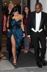 KIM KARDASHIAM Heading to the MET Gala 2014 in New York
