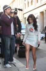 KIM KARDASHIAN Arrives at Costes Restaurant in Paris