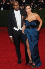KIM KARDASHIAN at MET Gala 2014 in Ney York