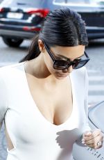 KIM KARDASHIAN Out and About in Paris