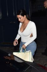 KIM KARDASHIAN Out and About in Paris