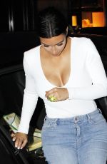 KIM KARDASHIAN Out and About in Paris