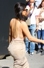 KIM KARDASHIAN Out Shopping in Paris