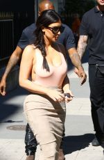 KIM KARDASHIAN Out Shopping in Paris