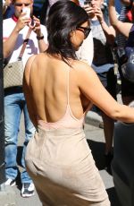 KIM KARDASHIAN Out Shopping in Paris