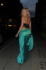 KIMBERLEY GARNER Leaves Chiltern Firehouse in London